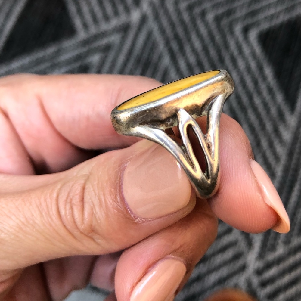 Genuine Sterling Silver Statement Ring - image 3